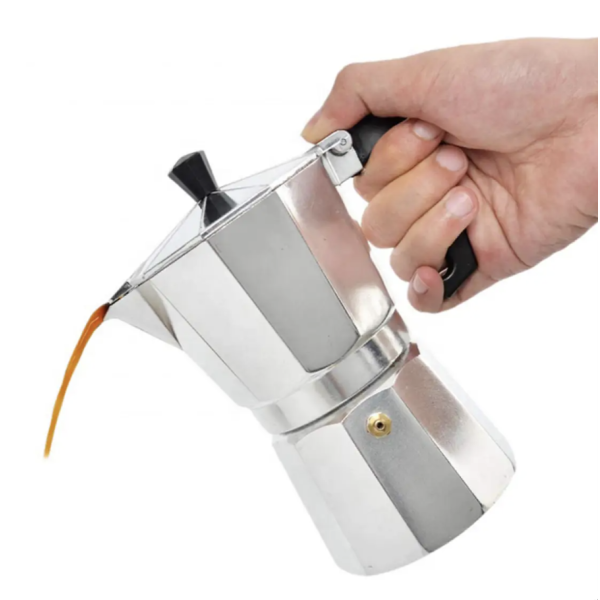 Гейзерная кофеварка UNIQUE UN-1911 на 3 порции ∙ Гейзер UNIQUE UN-1911 для дома 135 мл