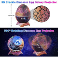 Проектор-ночник Яйцо Динозавра с Bluetooth-колонкой и световыми эффектами ∙ Ночник-проектор Яйцо Динозавра на подставке с пультом