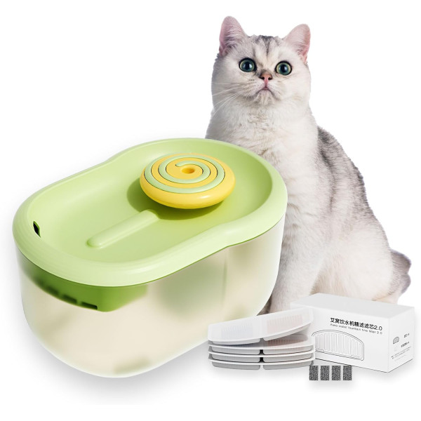 Автоматическая поилка-фонтанчик для животных от USB 2,2 л ∙ Поилка-фонтан для кошек 2,2 л и других питомцев