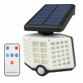 Прожектор LED настенный YT-66 сенсорный уличный с солнечной панелью и пультом ∙ Уличный солнечный LED-светильник YT-66 с датчиком движения