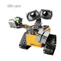 Конструктор робот Валли WALL-E 687 деталей подвижные руки и колеса ∙ 3D конструктор Строительные Блоки Робот Валли 687 деталей