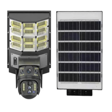 Уличная PTZ камера видеонаблюдения с LED-лампой и солнечной панелью SPM-XA01 ∙ Камера видеонаблюдения 4 Мп на 2 объектива с LED-фонарём и солнечной панелью SPM-XA01
