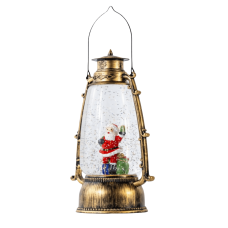 Новогодний снежный светильник-декор Фонарь XHF-8004 ∙ Праздничный LED-фонарь XHF-8004 со снегопадом и музыкой