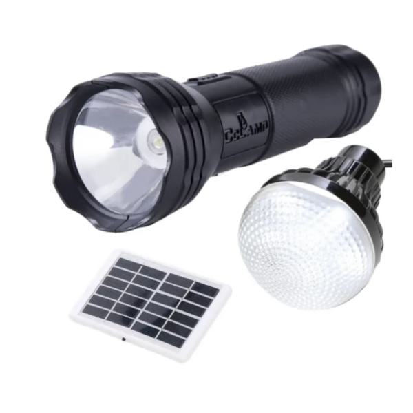 Портативный автономный светильник CL-038 для кемпинга и дома ∙ LED-фонарь CL-038 с солнечной зарядкой