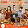 Аэрофритюрница + Гриль MS-3225 7л 3800W быстрое и вкусное приготовление без масла ∙ Аэрогриль MS-3225 для жарки и запекания с минимальным маслом
