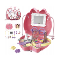 Детский косметический набор Kids Pretend Toy Bag сумка для макияжа с зеркалом ∙ Игровой набор Kids Pretend Toy Bag для девочек