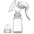Ручной молокоотсос + бутылочка для кормления и хранения грудного молока ∙ Портативный силиконовый молокоотсос для кормления