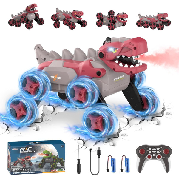 Игрушка на радиоуправлении трюковый 8-колесный робот Динозавр 2209 ∙ Машинка на радиоуправлении Динозавр 2209 A-Toys