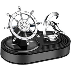 Освежитель воздуха, вращающийся автоароматизатор КАПИТАН XL-8 ∙ Автомобильный ароматизатор КАПИТАН AND-8 на солнечной панели