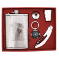 Подарочный набор фляга + компас + мультинож XL-5508 ∙ Мужской подарочный набор wine XL-5508 для туризма и отдыха