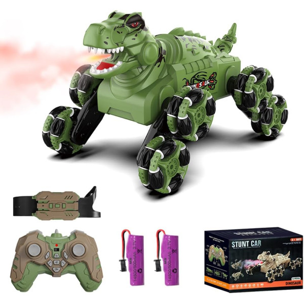 Динозавр RC трюковый автомобиль 8-колесный робот ∙ Машинка на радиоуправлении Динозавр RC