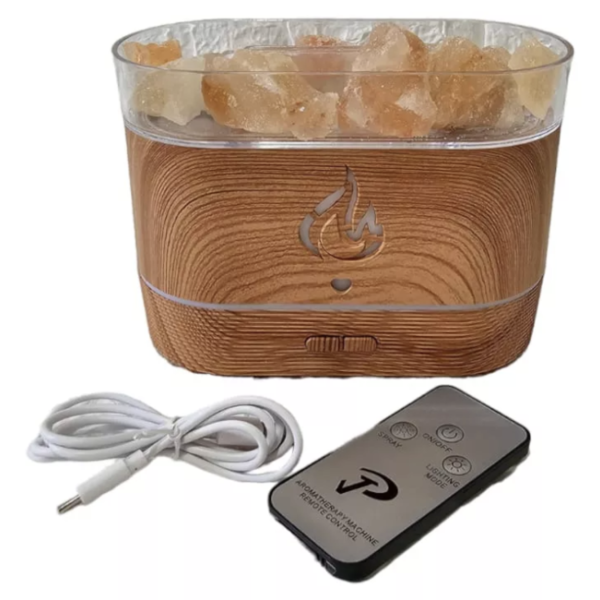 Увлажнитель воздуха с камнями Aroma Diffuser UV-1/FT-1928 с функцией увлажнения ∙ Настольная соляная лампа Aroma Diffuser UV-1/FT-1928