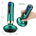 Вакуумный антицеллюлитный массажер для тела Cupping Massager DS-A15 с инфракрасным прогревом • Баночный лимфодренажный массажер 12 уровней вакуума питание 5V