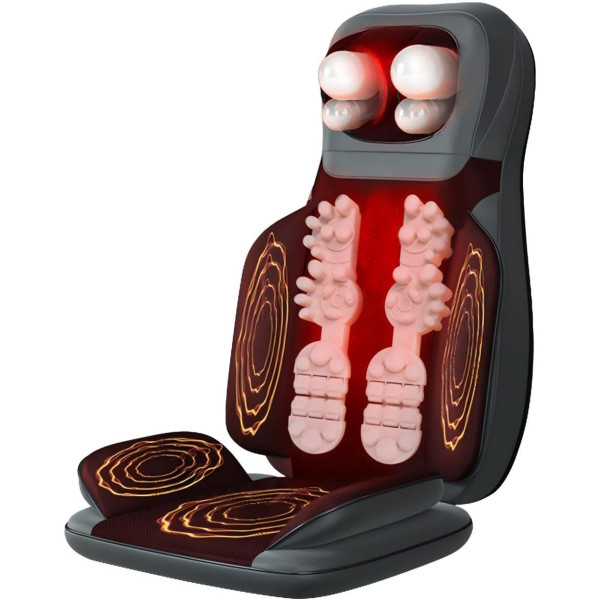 Масажная накидка Benbo AM-607E 3310 ∙ Электрическая массажная накидка с подогревом Benbo AM-607E и роликовым массажем