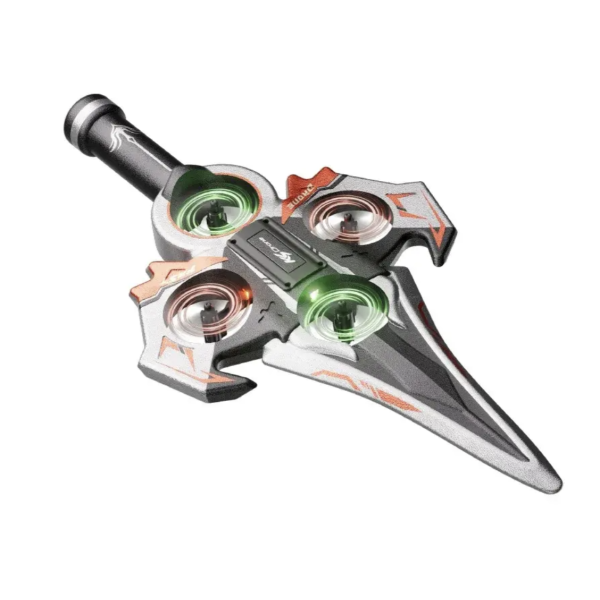 Игрушка-самолёт на радиоуправлении Летающий меч Drone KS-199 ∙ RC дрон-самолёт Drone KS-199 с трюками 360° и LED-подсветкой