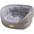 Лежак-пуфик для кошек и собак серый M 50×40 см MA818 ∙ Мягкий лежак-пуфик MA818 для маленьких и средних пород