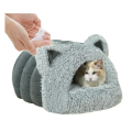 Домик для животных серый M 50×42×30 см MA817 ∙ Уютный домик MA817 для котов и собак мелких пород