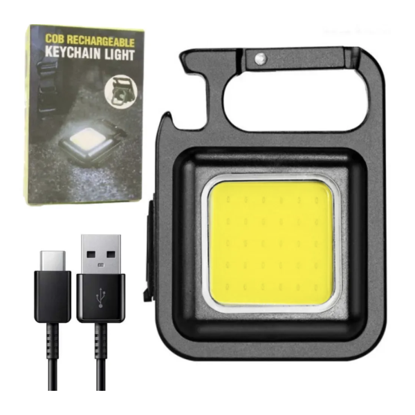 Карманный светильник-брелок COB J031 с магнитом и карабином ∙ Многофункциональный LED фонарь COB J031 для ремонта и кемпинга