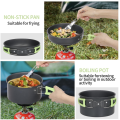 Набор туристической посуды Camping Cooking ∙ Компактный металлический набор Camping Cooking для походов и кемпинга
