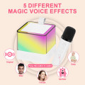 Мини-детское караоке с RGB-подсветкой K18 ∙ Bluetooth-колонка K18 с 2 микрофонами