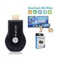 Беспроводной приемник для трансляции экрана AnyCast M9 Plus ∙ Медиаплеер беспроводной AnyCast M9 Wi-Fi для ТВ для трансляции с телефона