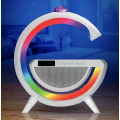 Настольная смарт лампа-ночник 3 в 1 RGB G2388 с беспроводной зарядкой ∙ Многофункциональный ночник Bluetooth колонка RGB 2388