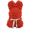 Подарок Зайчик из роз KR-21 для выражения любви ∙ Декоративный 3D зайчик KR-21 в подарочной коробке