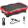Виброплатформа для похудения Minexo VIBRO SLIM SHAPER PRO RED с пультом ДУ и эспандерами ∙ Тренажер-виброплатформа VIBRO SLIM SHAPER PRO для занятий спортом