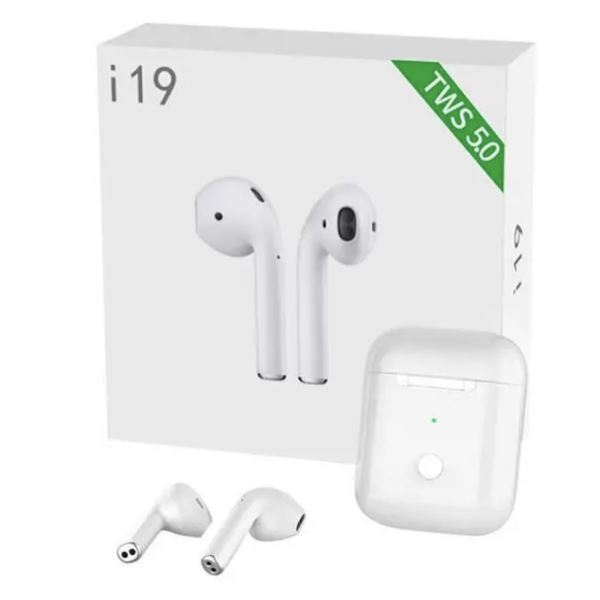 Беспроводные наушники i19 TWS с кейсом PowerBank ∙ Беспроводные Bluetooth наушники i19 TWS