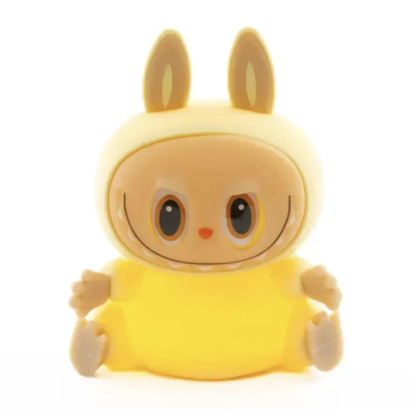 Силиконовый аккумуляторный ночник Labubu ∙ Детский ночник Labubu из мягкого силикона