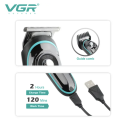Профессиональный триммер для бороды и усов VGR V-075 ∙ Машинка VGR V-07 для стрижки волос и бороды