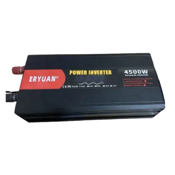 Преобразователь напряжения AGM 12V → 220V 4500W чистая синусоида с LCD-дисплеем ∙ Преобразователь напряжения AGM 12V → 220V 4500W чистый синус LCD