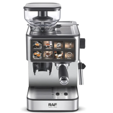 Кофемашина 2 в 1 RAF R.0206 1.8L аромат свежемолотого кофе каждый день ∙ Автоматическая кофемашина с капучинатором RAF R.0206 1.8L