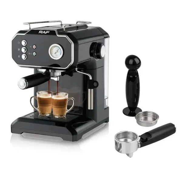 Кофемашина 1.8 л 850 Вт RAF R.104B для идеального кофе ∙ Кофеварка RAF R.104B 2л 850Вт двойной цикл заваривания антикапля