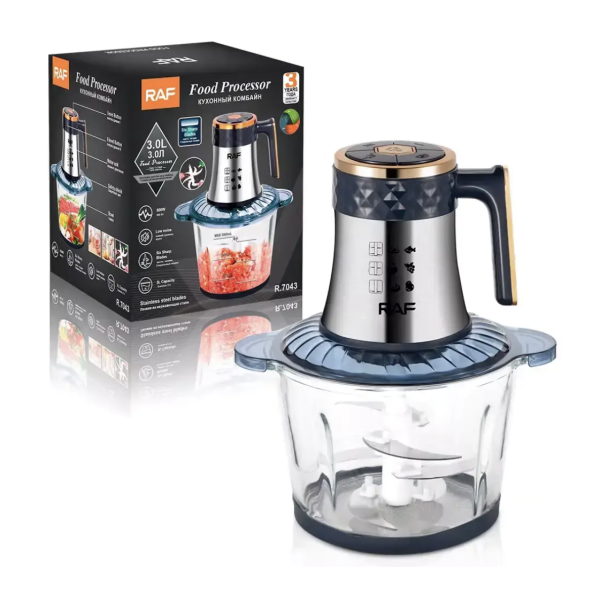 Измельчитель 3 л 800 Вт RAF R.7043 для кухни ∙ Профессиональный чоппер RAF R.7043