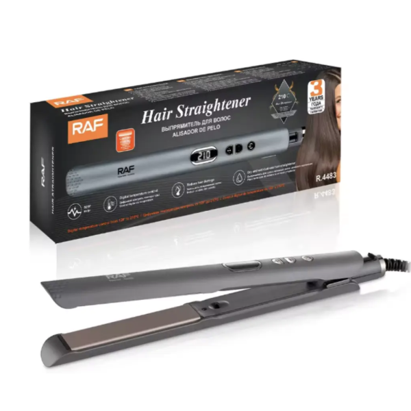 Утюжок-плойка RAF One-Touch 2-в-1 R.4483 идеальная укладка каждый день ∙ Выпрямитель для волос RAF R.4483 с регулировкой температуры