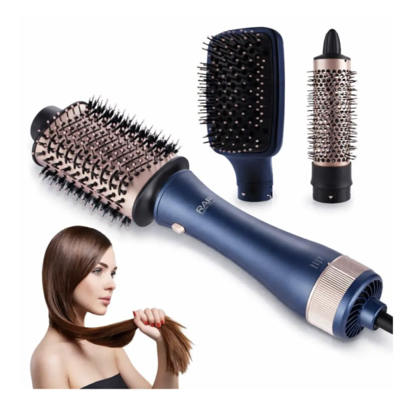 Фен RAF R.4573 3-в-1 для профессионального ухода за волосами дома ∙ Фен-щетка для укладки волос RAF R.4573