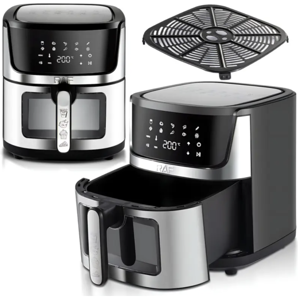 Фритюрница RAF R.5395, 9 л удобное приготовление пищи∙ Аэрофритюрница RAF R.5395 1950 Вт для дома