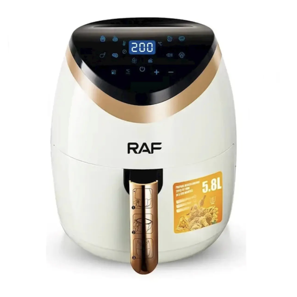 Электрическая фритюрница RAF R.5234W, 5,8 л ∙ Аэро-фритюрница без масла RAF R.5234W — здоровое и удобное приготовление пищи