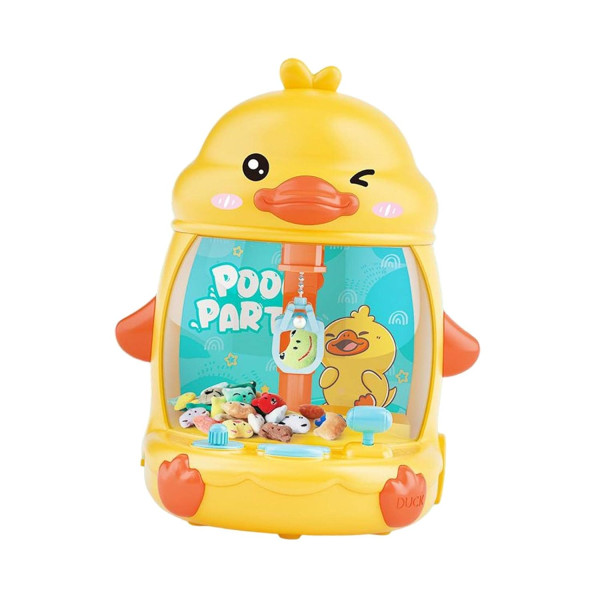 Детский игровой автомат с краном для ловли игрушек Цыпленок ∙ Призовой вендинговый автомат с игрушками Цыпленок