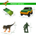 Автомобильный трек с динозаврами Dinosaur 1906 на 192 деталей ∙ Игровой трек Dinosaur Tracks 1906 с динозаврами и электромашинкой