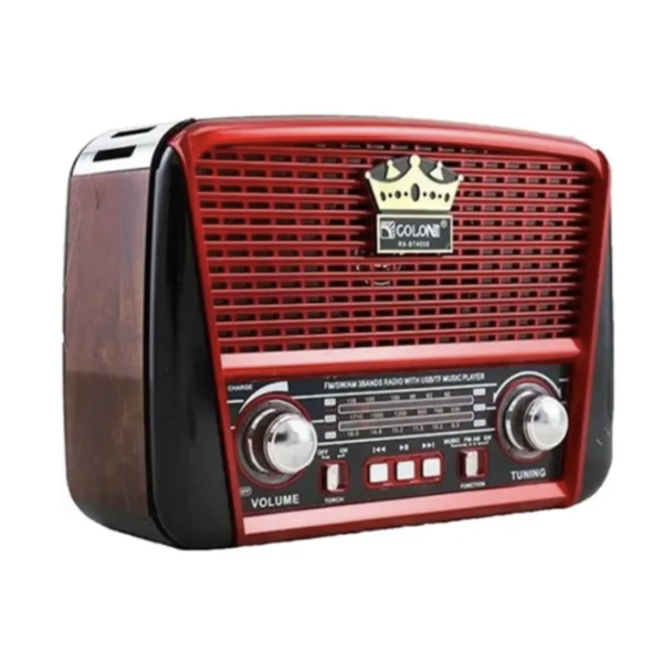 Радиоприемник GOLON RX-BT455S Solar USB с солнечной батареей ∙ Портативная радиоколонка GOLON RX-BT455S Solar USB для дома