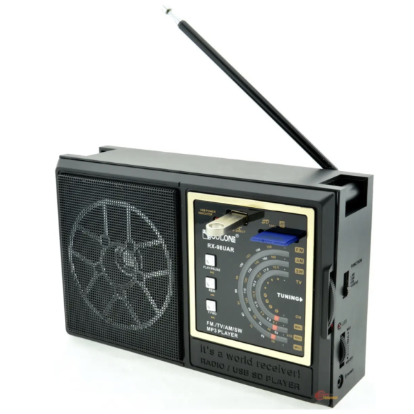 Радиоприемник GOLON RX-98 с USB/SD и аккумулятором ∙ Портативное мини-радио GOLON RX-98 для путешествий