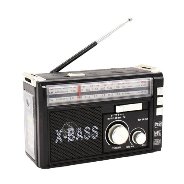 Радиоприемник GOLON RX-382 с USB/SD и фонариком ∙ Портативное мини-радио GOLON RX-382 для дома