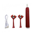 Аккумуляторная зубная щетка Electric Toothbrush Best New с двойной головкой ∙ Эффективная зубная щетка Electric Toothbrush