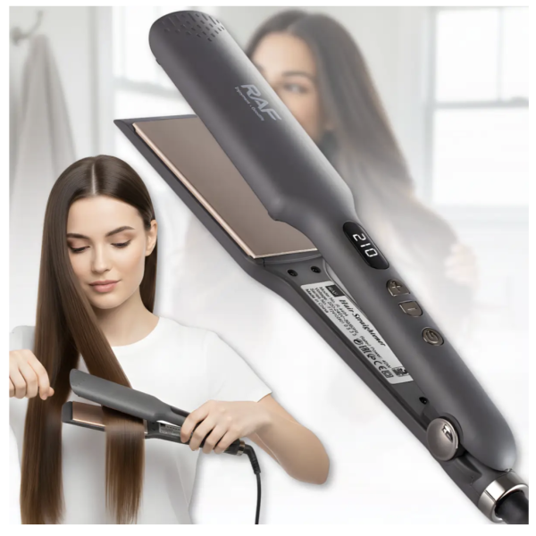 Выпрямитель для волос RAF R.4484 с цифровым контролем температуры 40 Вт ∙ Электрический стайлер RAF R.4484 для волос
