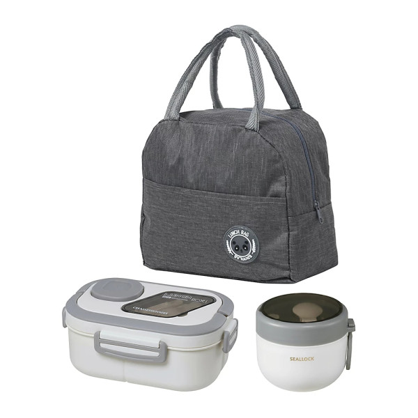 Набор ланч-бокс с чашей и термосумкой для хранение и переноски еды ∙ Набор ланч-боксов с термосумкой для еды