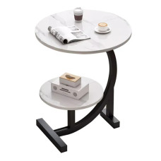 Двухъярусный журнальный / приставной столик С-образной формы 64229 ∙ Приставной столик 64229 для дивана и кровати