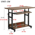 Регулируемый мобильный компьютерный стол 1845 ∙ Компьютерный стол 1845 с выдвижной подставкой для клавиатуры
