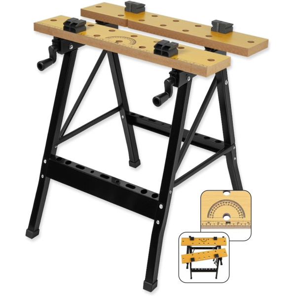 Стол-верстак раскладной Vorel FT 560 × 780 × 620 мм для работы ∙ Рабочий Стол-верстак Vorel FT 560 × 780 × 620 мм